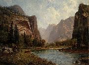 Albert Bierstadt Gates of the Yosemite oil painting on canvas